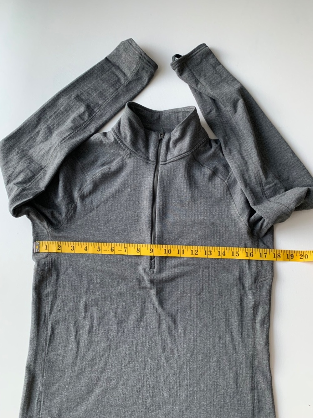 Patagonia Capilene Midweight Zip-Neck Nobel Gray Pullover Men's size S - Picture 7 of 10